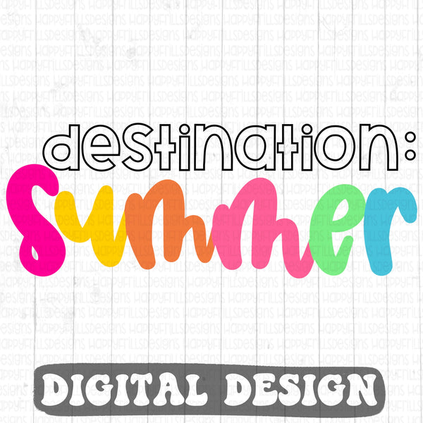 Destination: Summer digital design