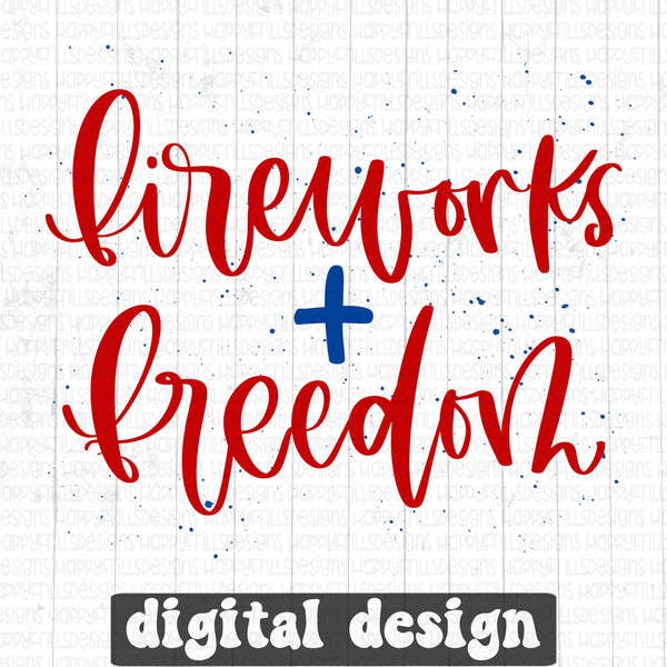 Fireworks and Freedom digital design